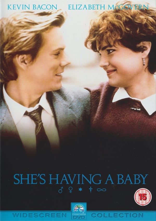 She's Having A Baby - Kevin Bacon, Elizabeth McGovern - Region 2 DVD Brand New
