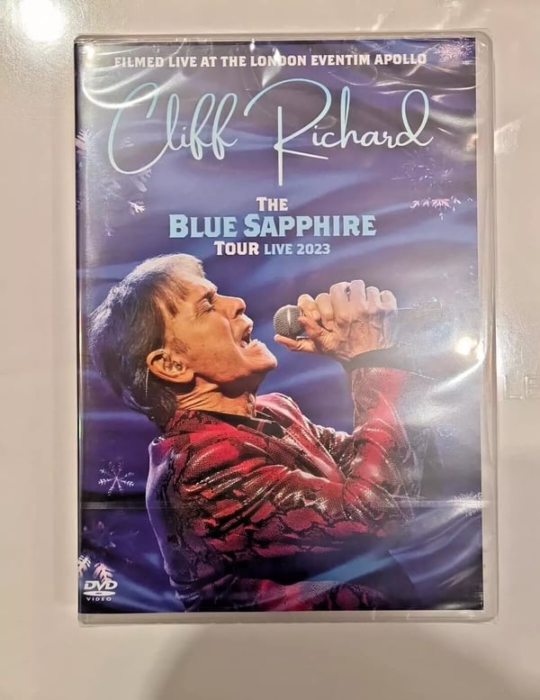 Cliff Richard: The Blue Sapphire Tour Live 2023 DVD