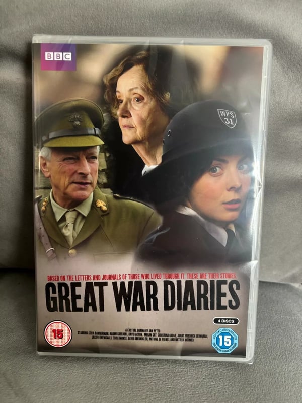 GREAT WAR DIARIES 4 DISC DVD FACTUAL DRAMA Brand New