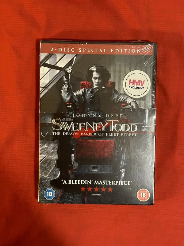 Sweeney Todd: Fleet Streetin paholaisparturi DVD (2008) – Erikoispainos