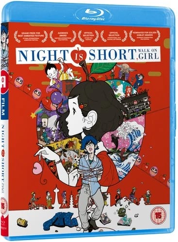 Night Is Short, Walk On Girl DVD (2018) Masaaki Yuasa cert 15 Brand New