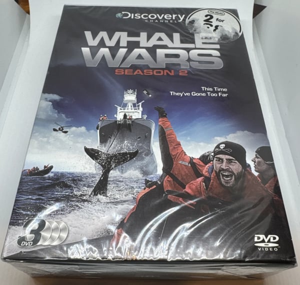 Whale Wars Season 2 DVD Boxset 3 Discs and Brand New