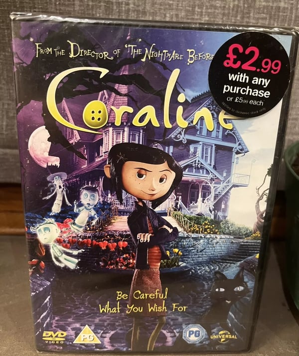 Coraline - Animerad Film på DVD