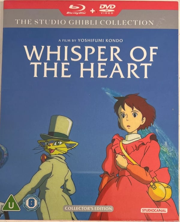 WHISPER OF THE HEART Studio Ghibli No 11)COLLECTORS EDITION -BLU RAY/DVD Brand New