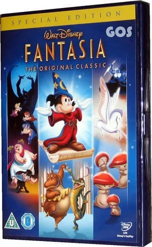 Fantasia Walt Disney Childrens Film Original Classic DVD Hologram Brand New
