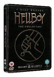 Hellboy / Hellboy 2 - The Golden Army (Steelbook, 4 DVD, 2009)