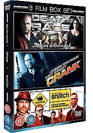 Death Race/Crank/Snatch [DVD] Brand New