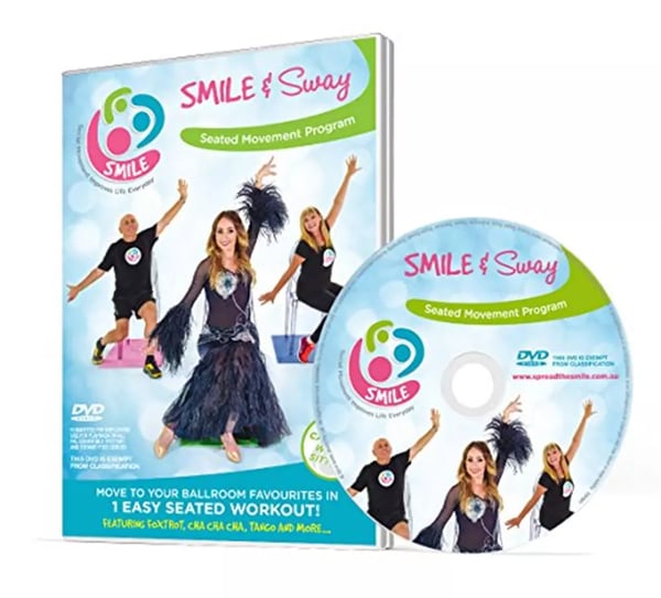 Smile & Sway med Gina Buber – Dans-DVD Smile & Sway med Gina Buber – Dans-DVD
