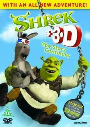 Shrek/Shrek: The Story Continues (3D) DVD Children (2014) Andrew Adamson Brand New