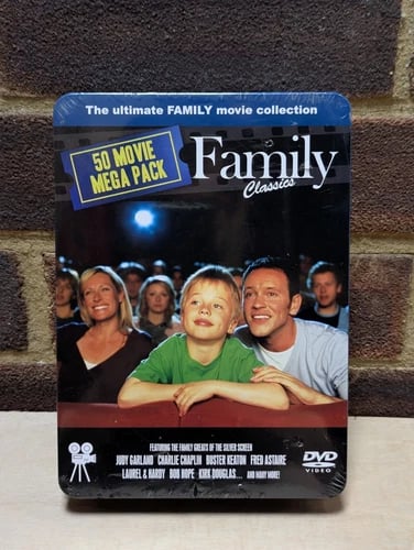 Family Classics 50 Movie DVD Mega Tin Collection