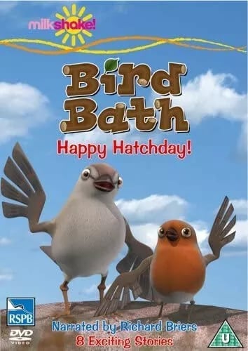 BIRD BATH Happy Hatchday DVD Milkshake Five5014138600686Birthday nest egg Brand New