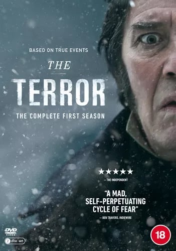The Terror: Sæson 1 DVD (2021) med Jared Harris, 2 diske, cert 18
