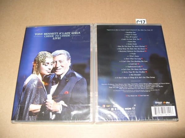 Tony Bennett & Lady Gaga: Cheek To Cheek (2014 DVD)