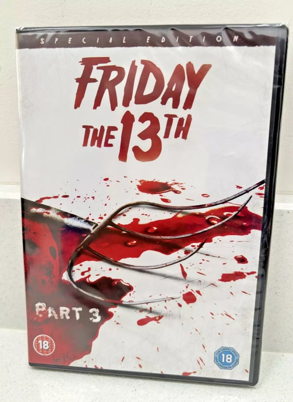 Friday The 13th Part 3 DVD Dana Kimmell Paul Kratka Steve Miner Brand New