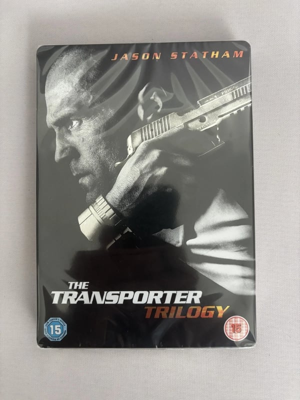 The Transporter Trilogy (DVD) - 3 levyn Steelbook Jason Stathamin tähdittämänä