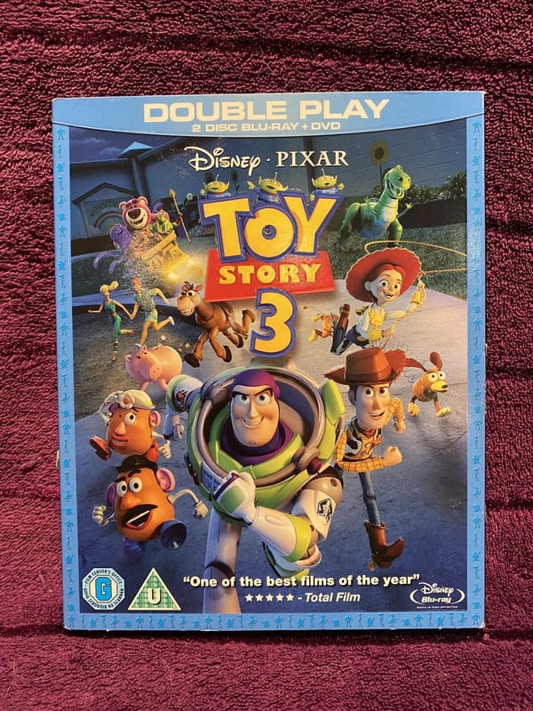 Toy Story 3 (DVD/Blu-ray, 2010) - Dubbelspel med Slipcover