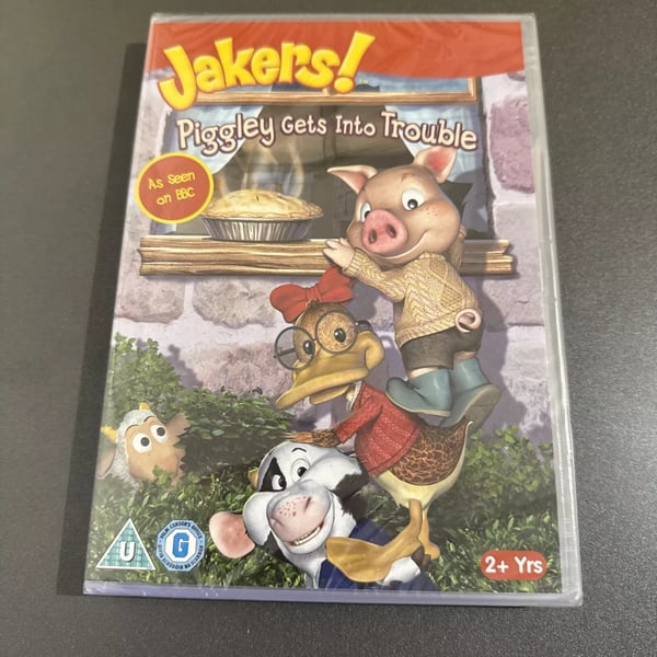 Jakers! - Piggley Gets Into Trouble (DVD, 2007)-REGION 2- Brand New