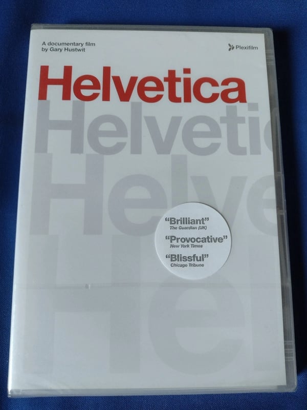 HELVETICA (2007 Dokumentar) DVD av Gary Hustwit HELVETICA (2007 Dokumentar) DVD av Gary Hustwit