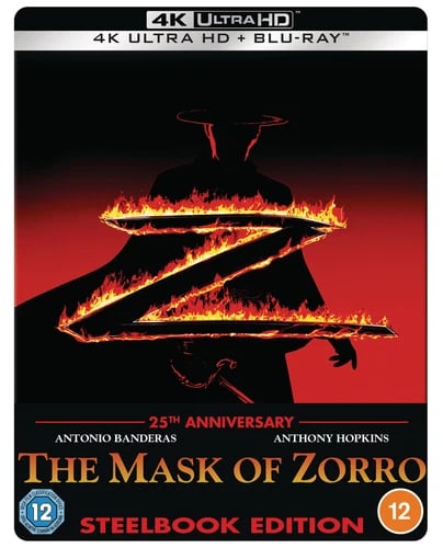 The Mask of Zorro Steelbook Limited Edition [12] 4K UHD Brand New