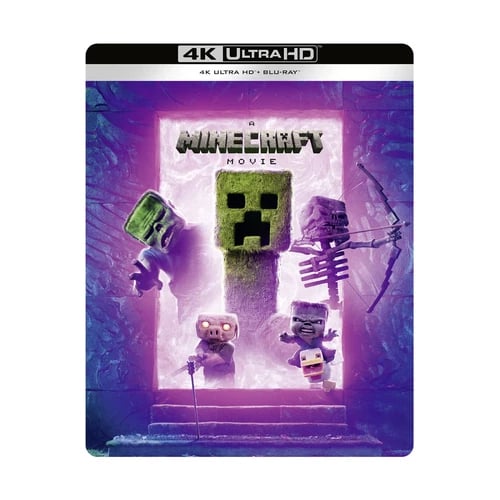 A Minecraft Movie Steelbook Limited Edition Portal [PG] 4K UHD Brand New