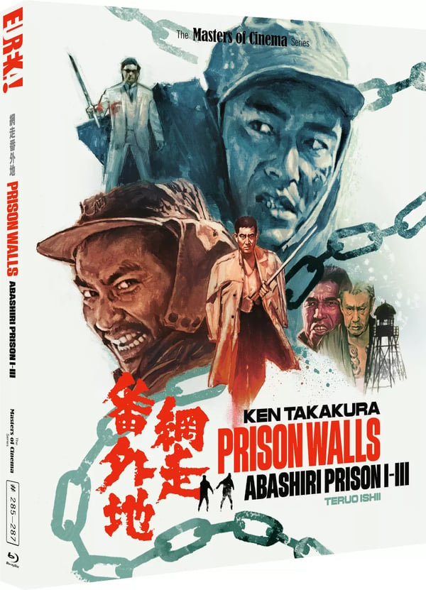 Prison Walls: Abashiri Prison 1-3 - Masters of Cinema [15] Blu-ray