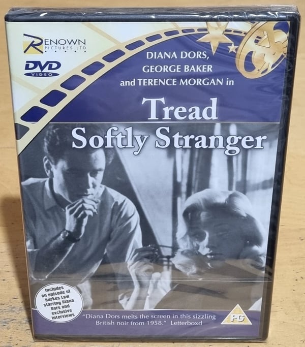 Tread Softly Stranger DVD - Renown Pictures, med Diana Dors Tread Softly Stranger DVD - Renown Pictures, med Diana Dors