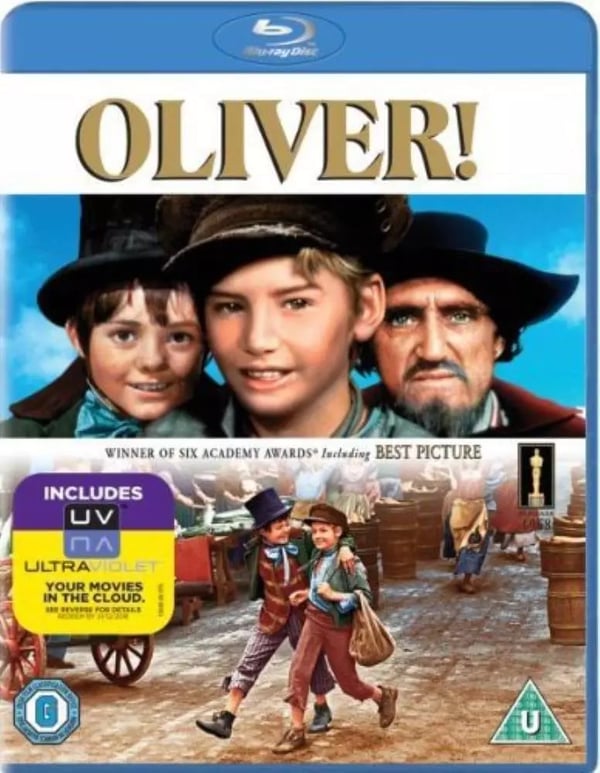 Oliver! [1968] Blu-ray (Region Free) med DVD-funktion (2013)