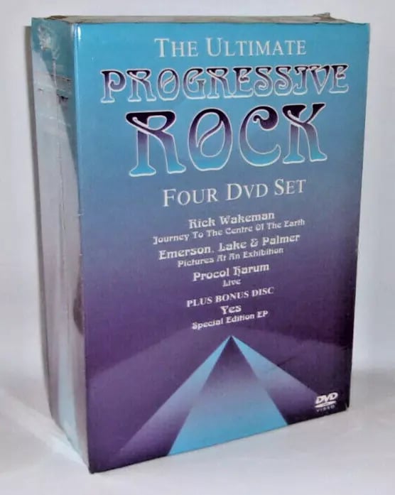 The Ultimate Progressive Rock (4-DVD Box Set, 2003) - Brand New