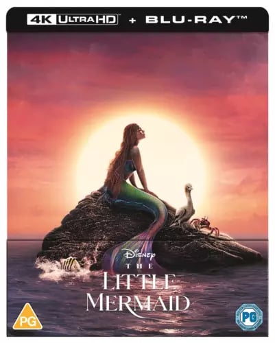The Little Mermaid Steelbook Limited Edition [PG] 4K UHD Brand New
