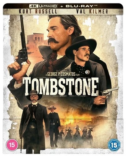 Tombstone DVD (2025) Kurt Russell, Cosmatos (DIR) cert 15, 2 disker