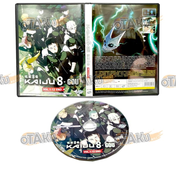 KAIJU 8-GOU - Anime TV-serie DVD Box Set (Episoder 1-12) med engelsk tale