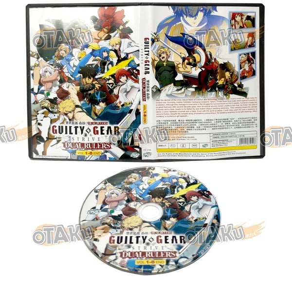 GUILTY GEAR STRIVE: DUAL RULERS - Anime TV-serie DVD (Episoder 1-8)