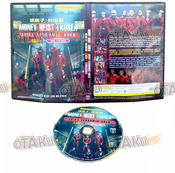 MONEY HEIST : KOREA - JOINT ECONOMIC AREA - DVD (1-6 EPS) (ENG DUB) Brand New