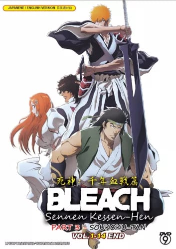 Bleach: Thousand-Year Blood War (Osa 3) - TV DVD (1-14 jaksoa)