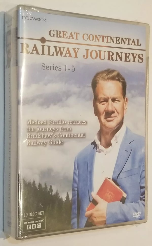 Great Continental Railway Journeys Series 1 2 3 4 5 Portillo DVD Box Set Brand New