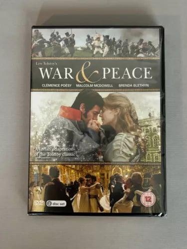 LEO TOLSTOY'S WAR AND PEACE 2-DISC DVD CLEMENCE POESY Brand New
