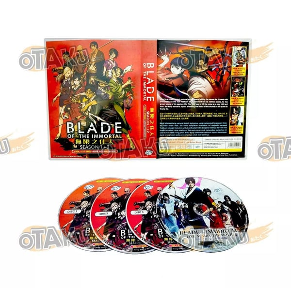 BLADE OF THE IMMORTAL (SEA 1+2) - DVD (1-37 EPS+LIVE ACTION MOVIE) Brand New
