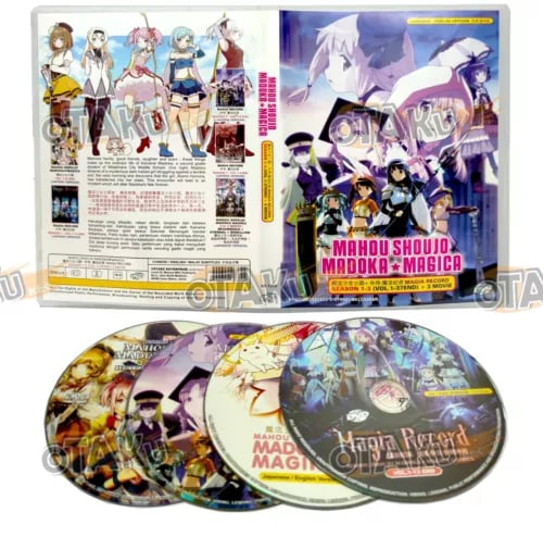 MAHOU SHOUJO MADOKA MAGICA (SEASON 1-3) - TV DVD (1-37 EPS+3 MOVIE) Brand New