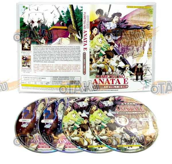 Fumetsu no Anata e (Kausi 1+2) - Anime TV DVD (1-40 jaksoa) englanninkielisellä puheella