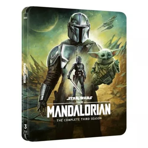 The Mandalorian: Season 3 Steelbook Limited Edition [12] 4K UHD Brand New