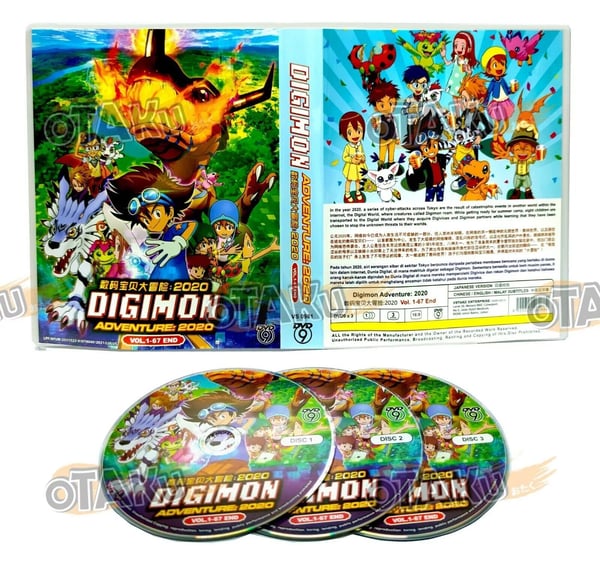 DIGIMON ADVENTURE : 2020 - ANIME TV SERIES DVD BOX SET (1-67 EPS) Brand New