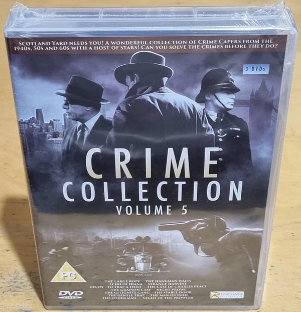The Renown Pictures Crime Collection Volume 5 Five DVD Box Set Brand New