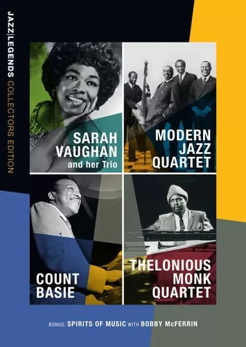 Jazz Legends DVD (2023) Sarah Vaughan cert E 7 discs Brand New