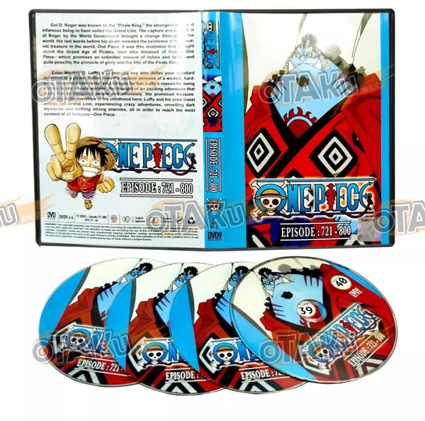 One Piece (Episoder 721-800) - Anime TV-serie DVD (Engelsk Dub)