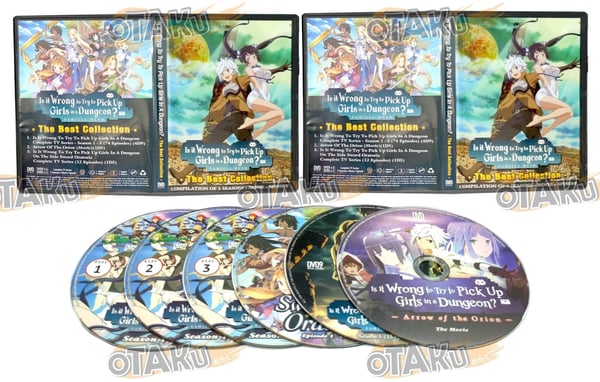 IS IT WRONG TO TRY TO PICK UP GIRLS IN A DUNGEON (SEA 1-5) DVD (74 EPS+MOVIE) Brand New IS IT WRONG TO TRY TO PICK UP GIRLS IN A DUNGEON (SEA 1-5) DVD (74 EPS+MOVIE) Brand New