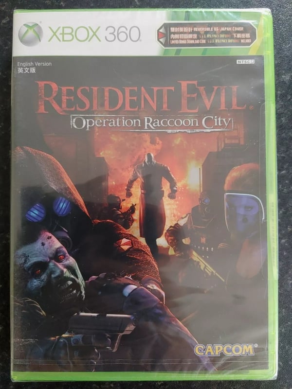 Japanese Xbox 360 Resident Evil Operation Racoon City Capcom Brand New