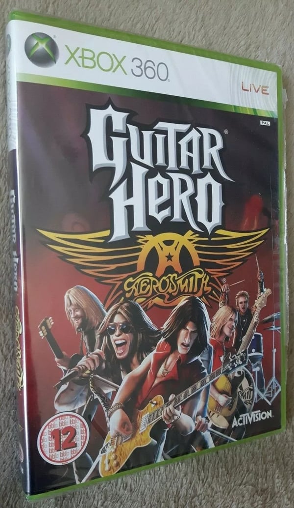 GUITAR HERO AEROSMITH xbox 360 game pal Brand New