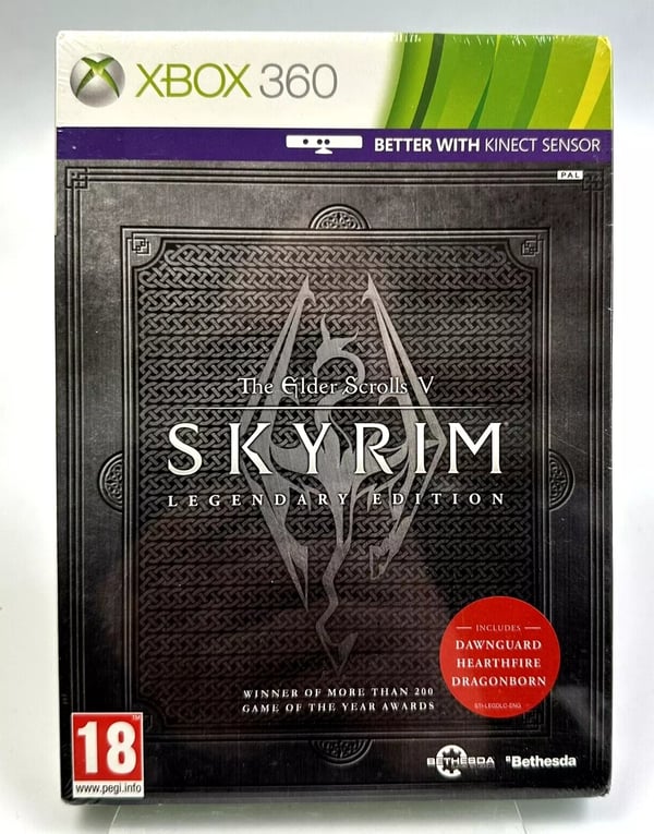 Xbox 360 The Elder Scrolls V Skyrim Legendary Edition, Brand New