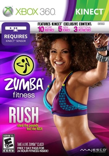 Zumba Fitness Rush Xbox 360 (Microsoft Xbox 360) Brand New
