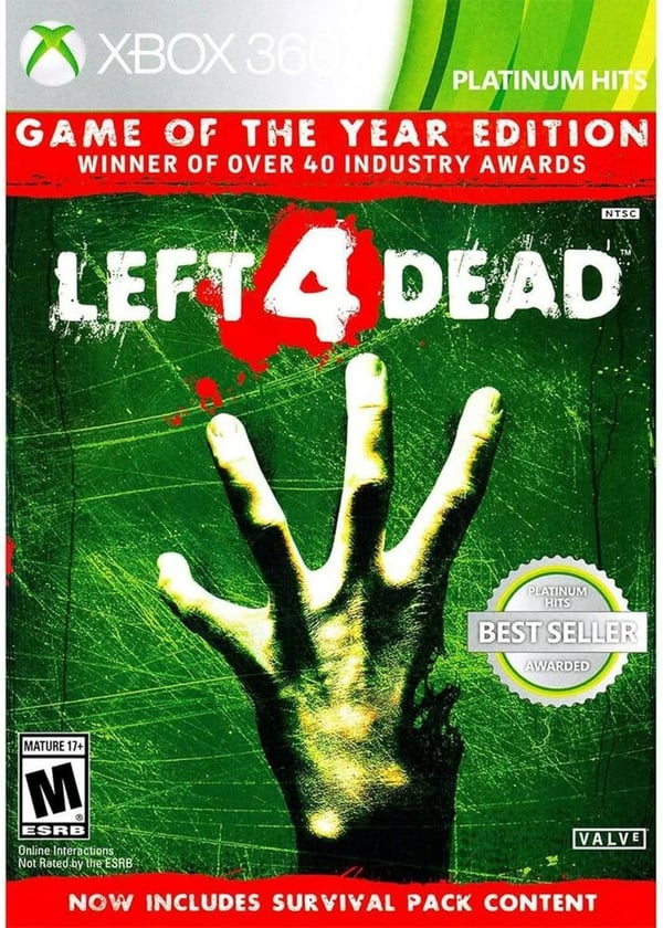 LEFT 4 DEAD GAME OF THE YEAR EDITION XBOX 360 GAME Brand New